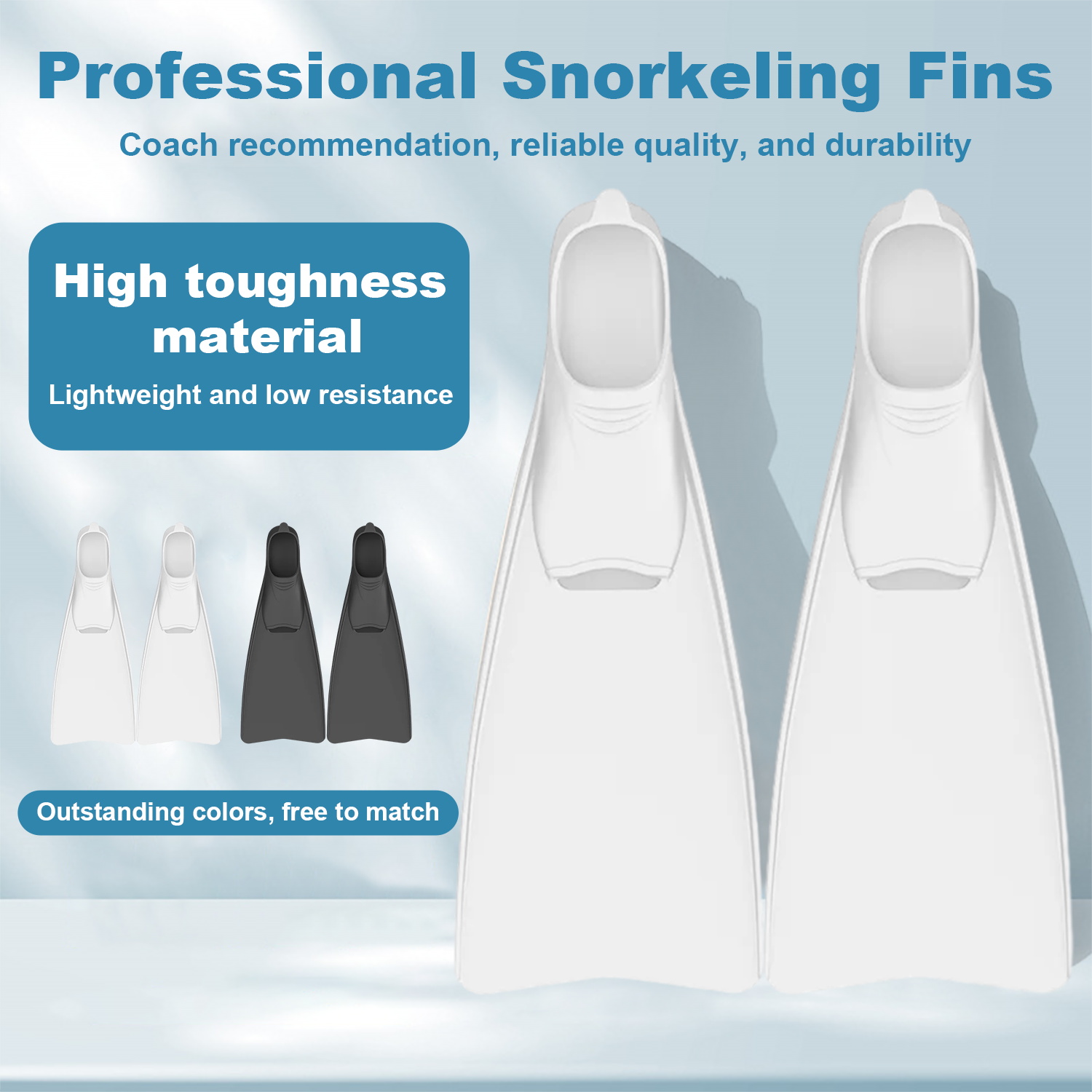 Snorkel Dry Top - Adult Snorkelling Frog Shoes New Silicone
