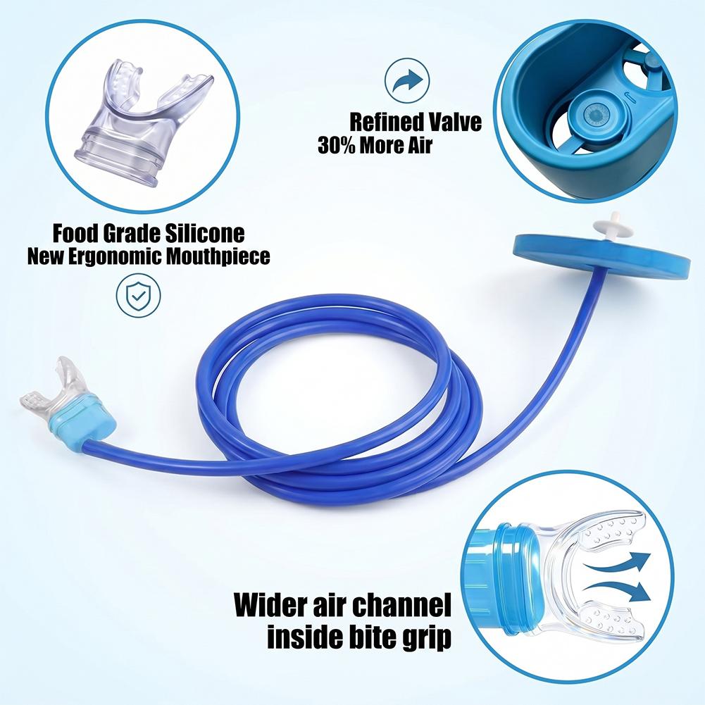 1/1.5/2/3m Anti Choke Floating - Snorkel Dry Top recension och pris
