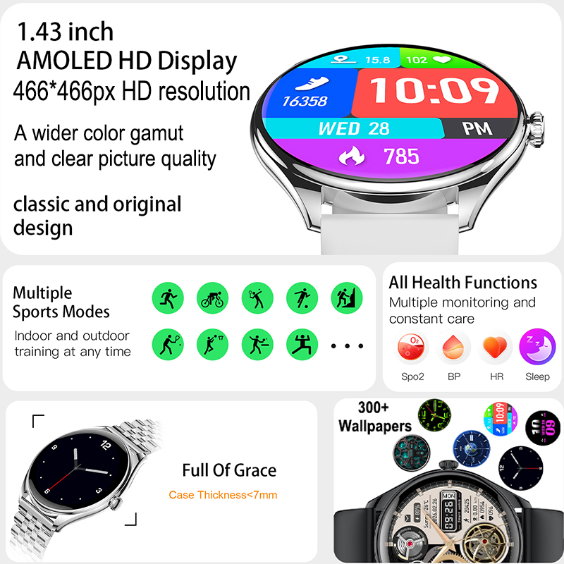 New Ultra Thin SmartWatch Men  - Aquatic Sports Performance recension och pris