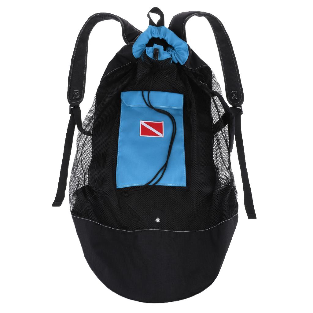 Scuba Diving Mesh Backpack 80L - Snorkel Dry Top recension och pris