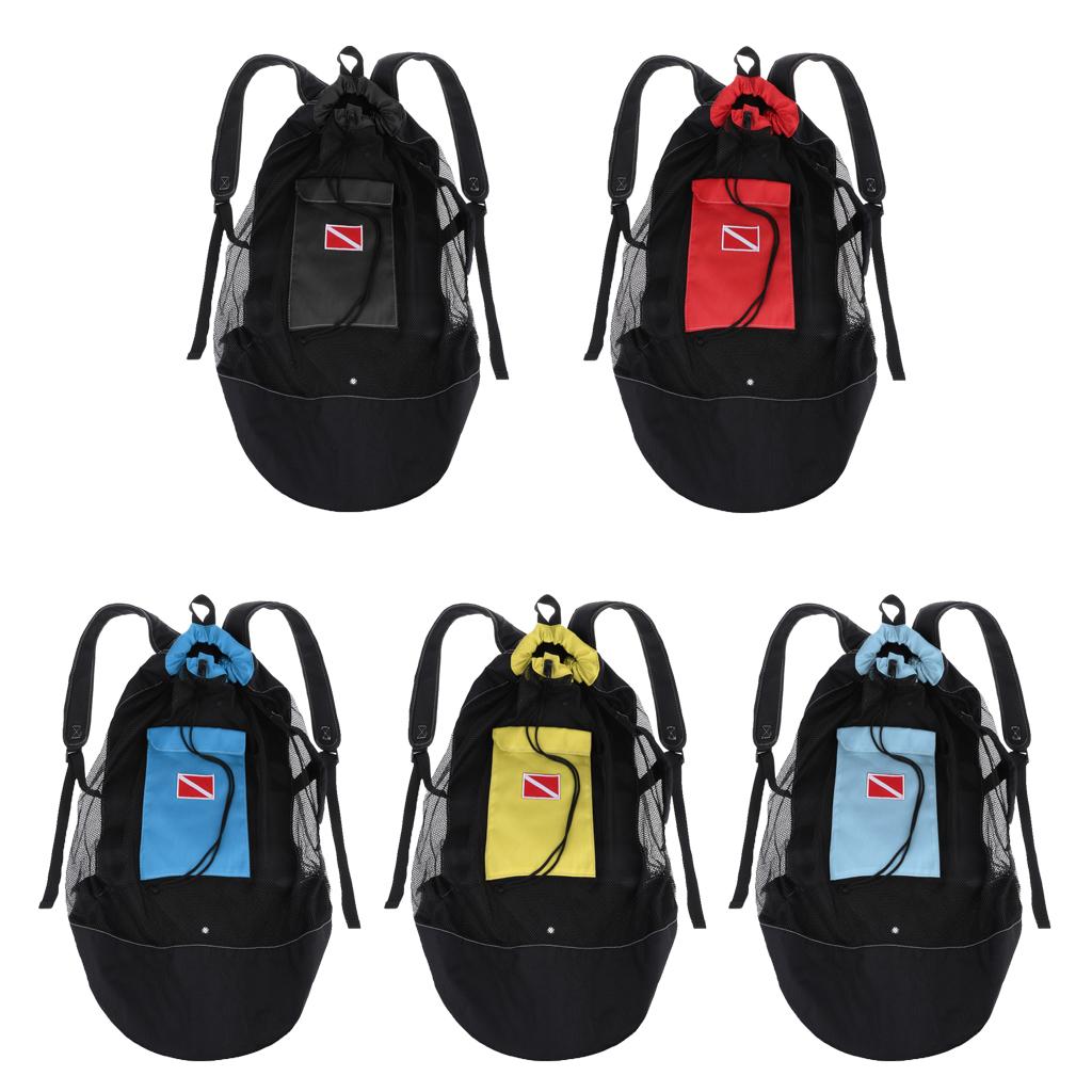 Scuba Diving Mesh Backpack 80L - Snorkel Dry Top recension och pris