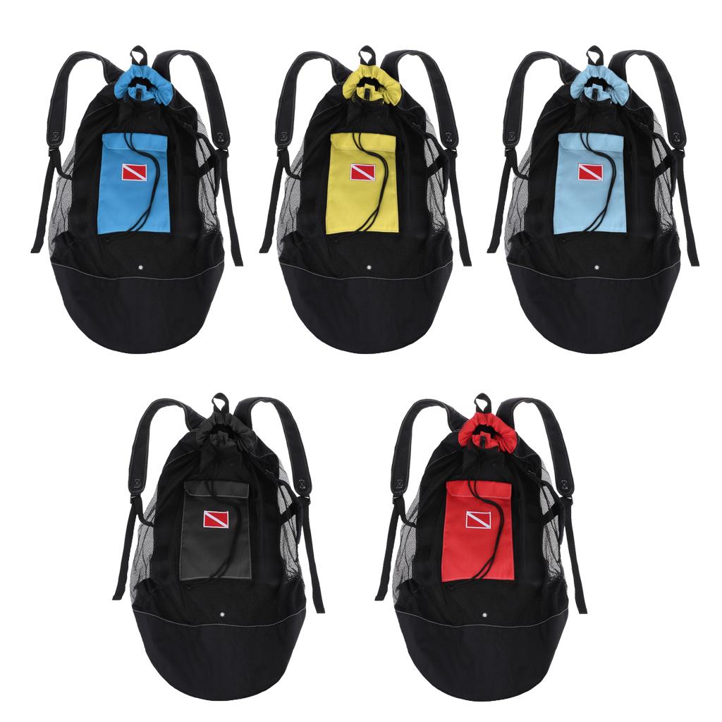 Scuba Diving Mesh Backpack 80L - Snorkel Dry Top recension och pris