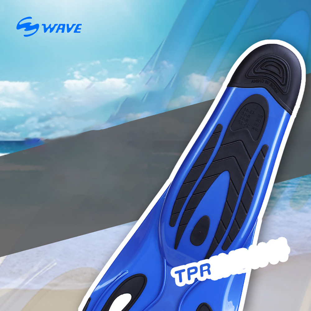 TPR Non-Slip Diving Fins Silic - Snorkel Dry Top recension och pris