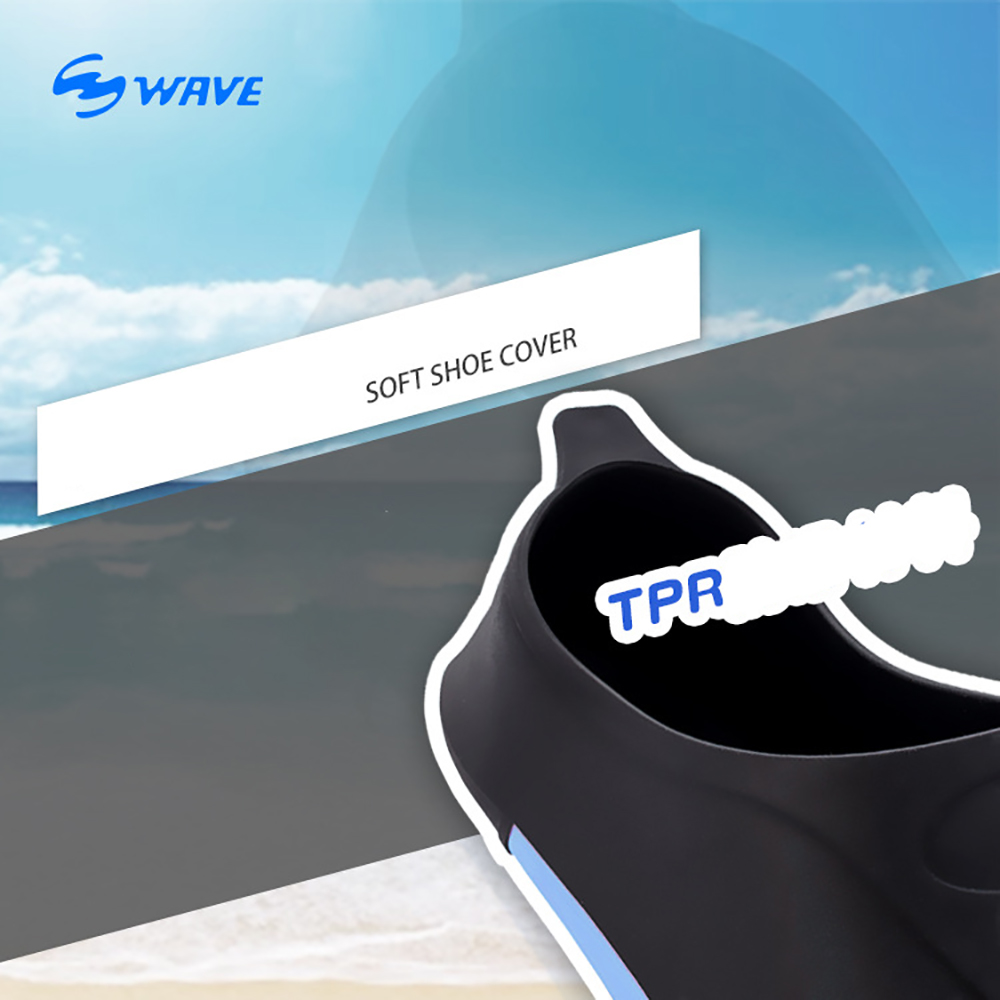 TPR Non-Slip Diving Fins Silic - Snorkel Dry Top recension och pris
